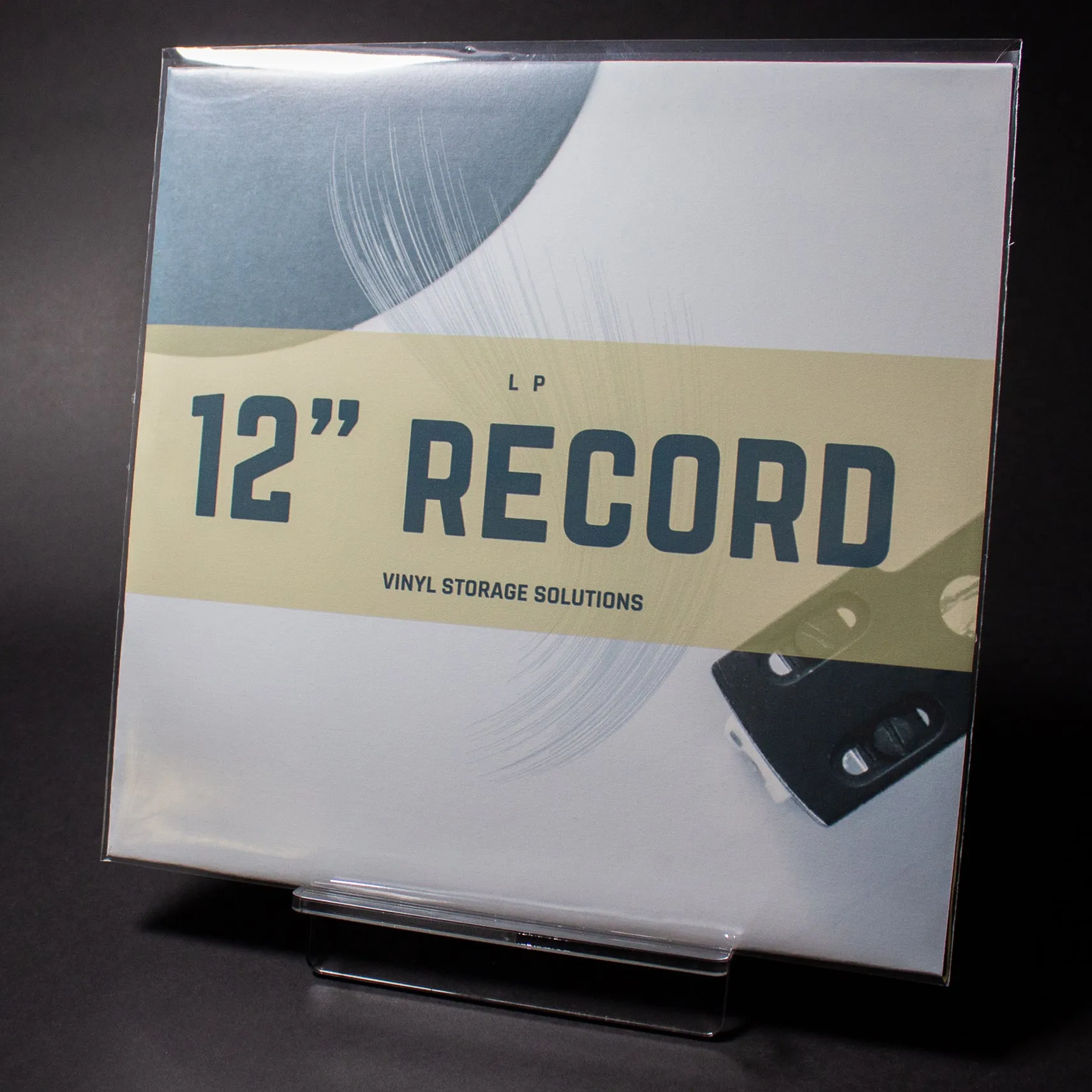 12.75" Single Pocket Outer Sleeves w/ Flap - 4mil (25 pack)