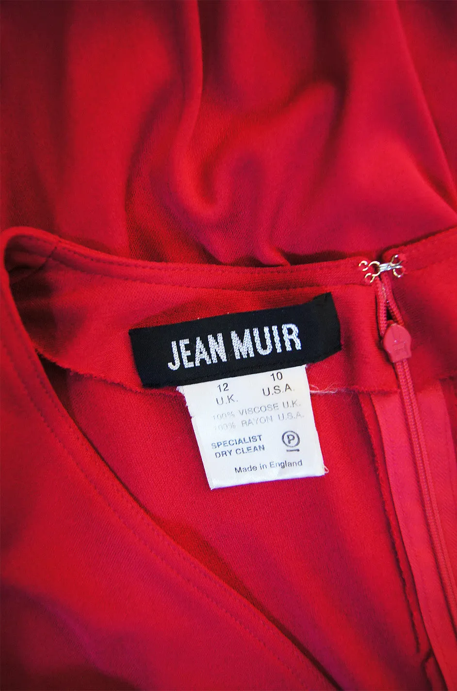1970s Red Top Stich Jean Muir Jersey
