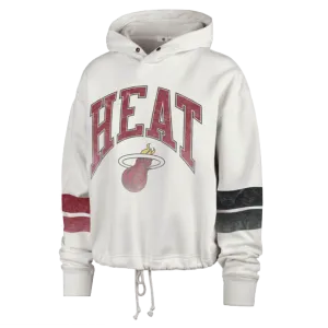 '47 Brand Miami HEAT Women's Crop Hoodie