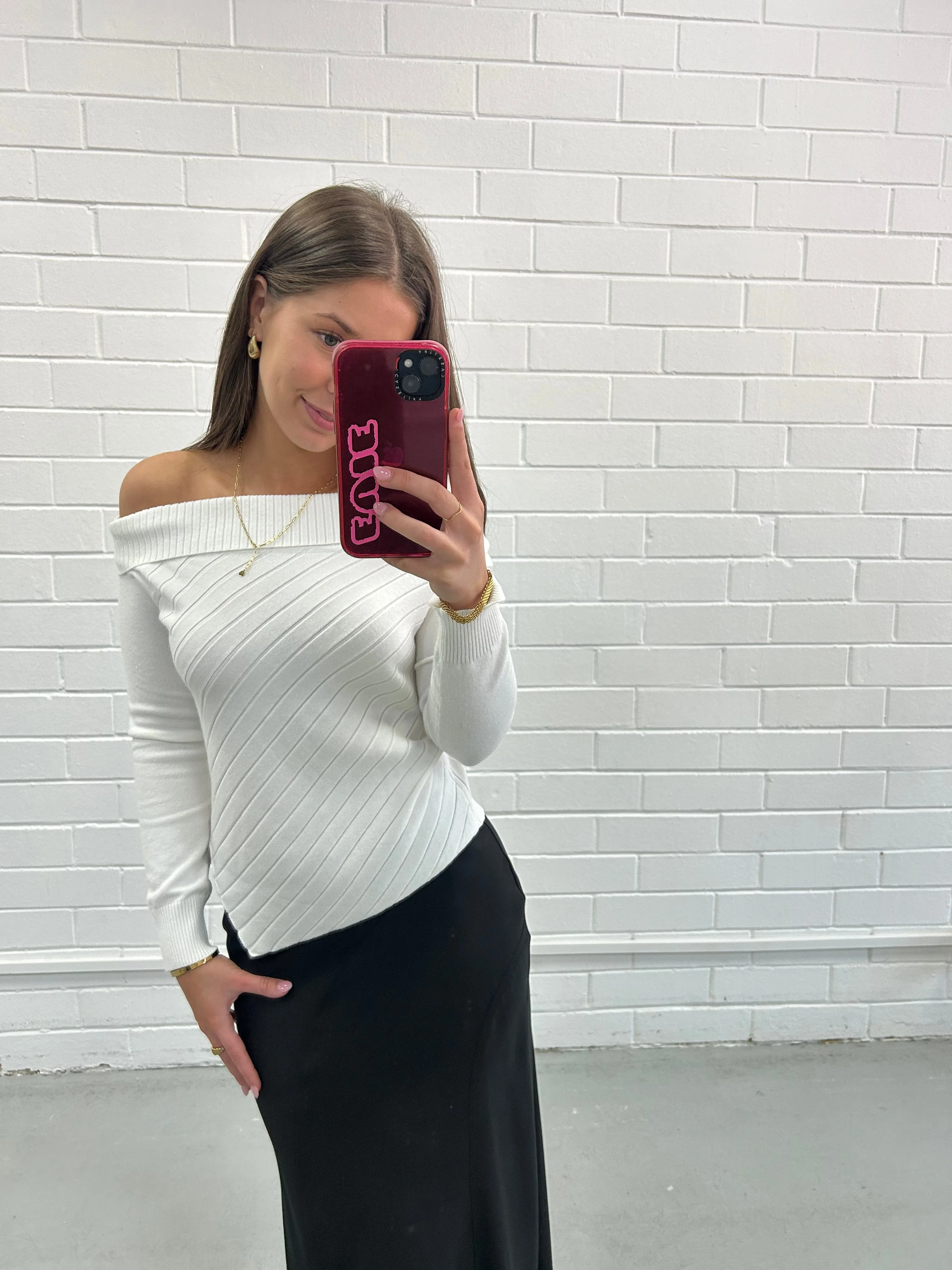 A06471 OFF SHOULDER TOP