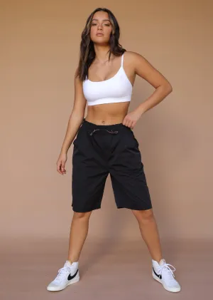 Alpha Paperbag Waist 3/4 Pants