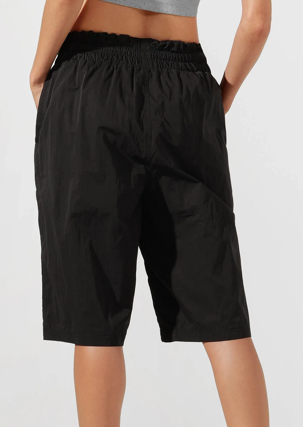 Alpha Paperbag Waist 3/4 Pants
