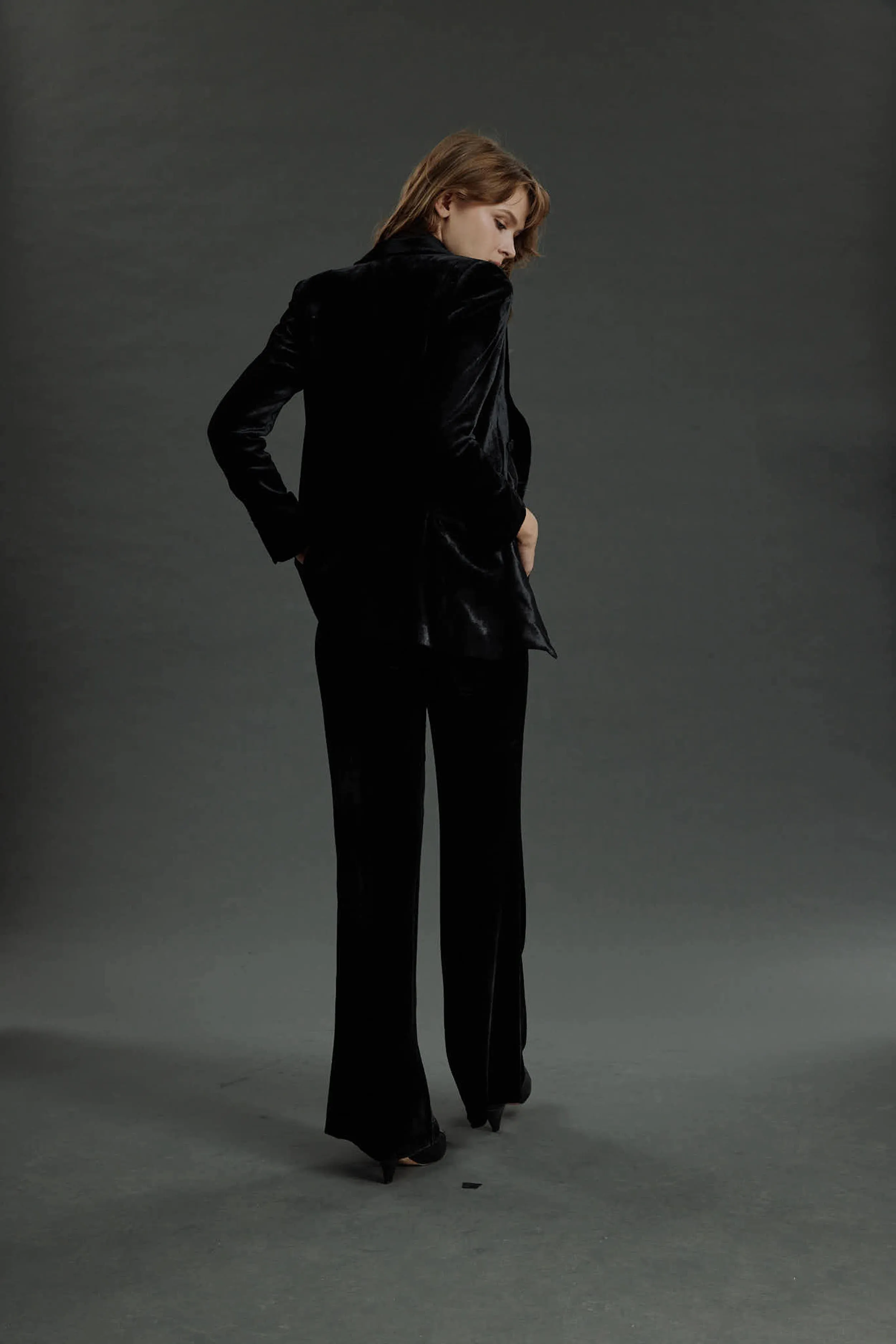 Amarante - Limited Edition Jacket - Double breasted velvet jacket
