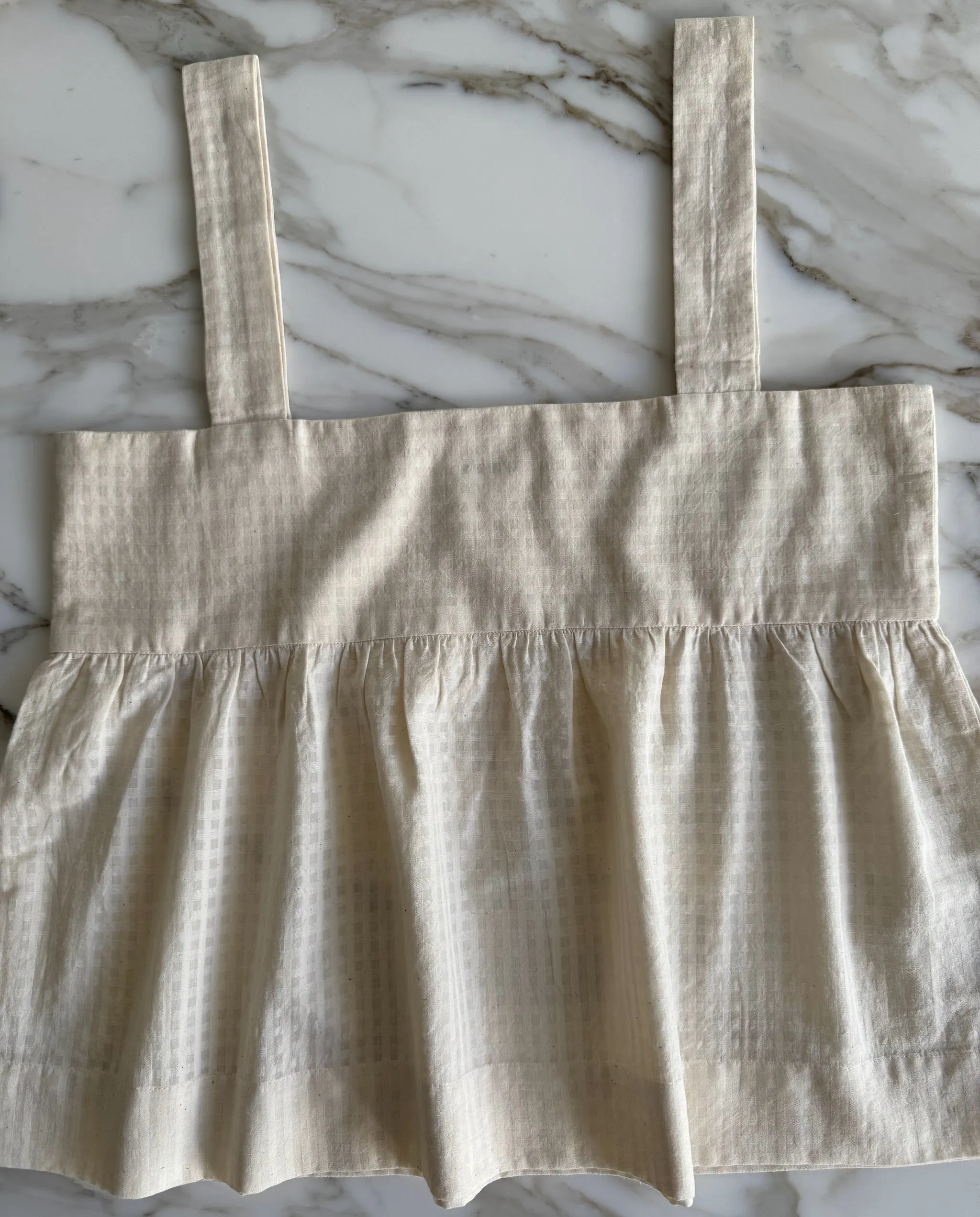 Ana Wide Strap Cami Top in Cream