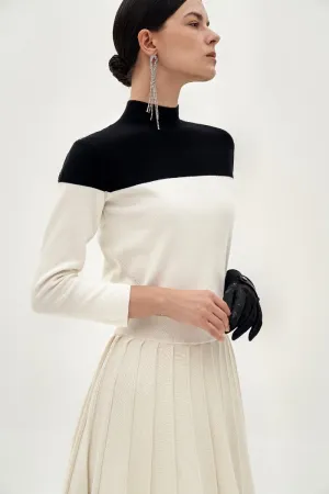 Anell Golf French Wool Skirt - Cream