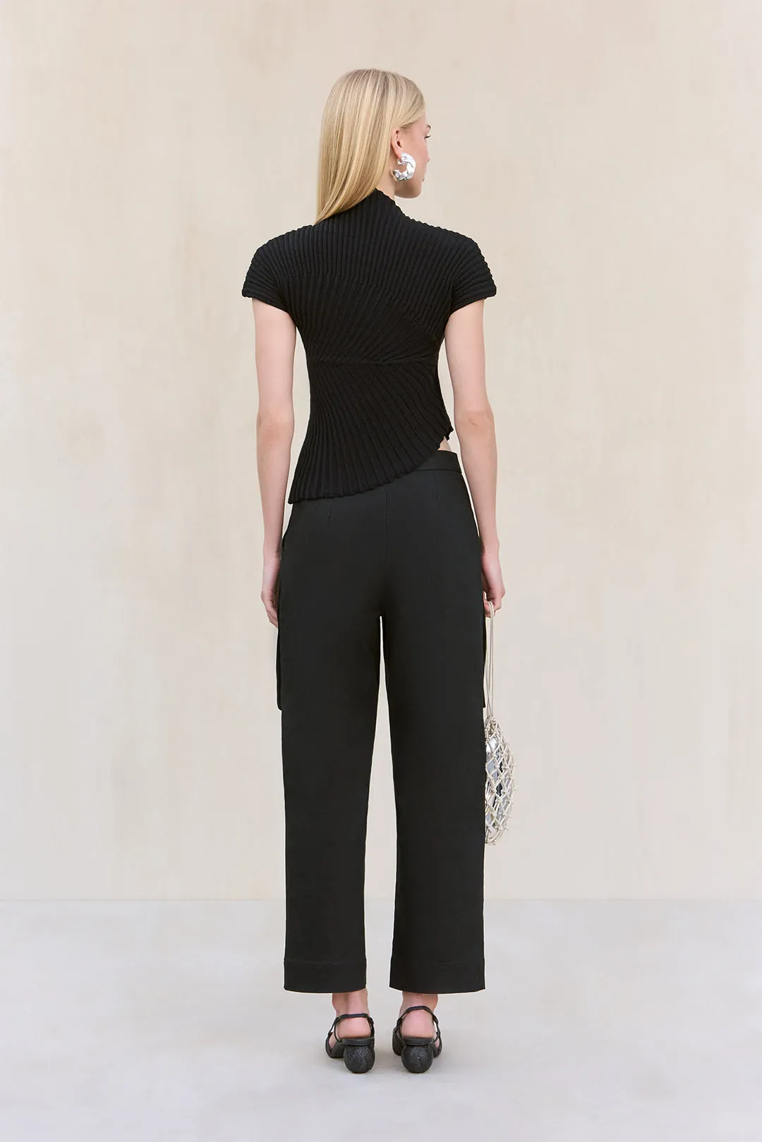 Annemie Knit Top Black