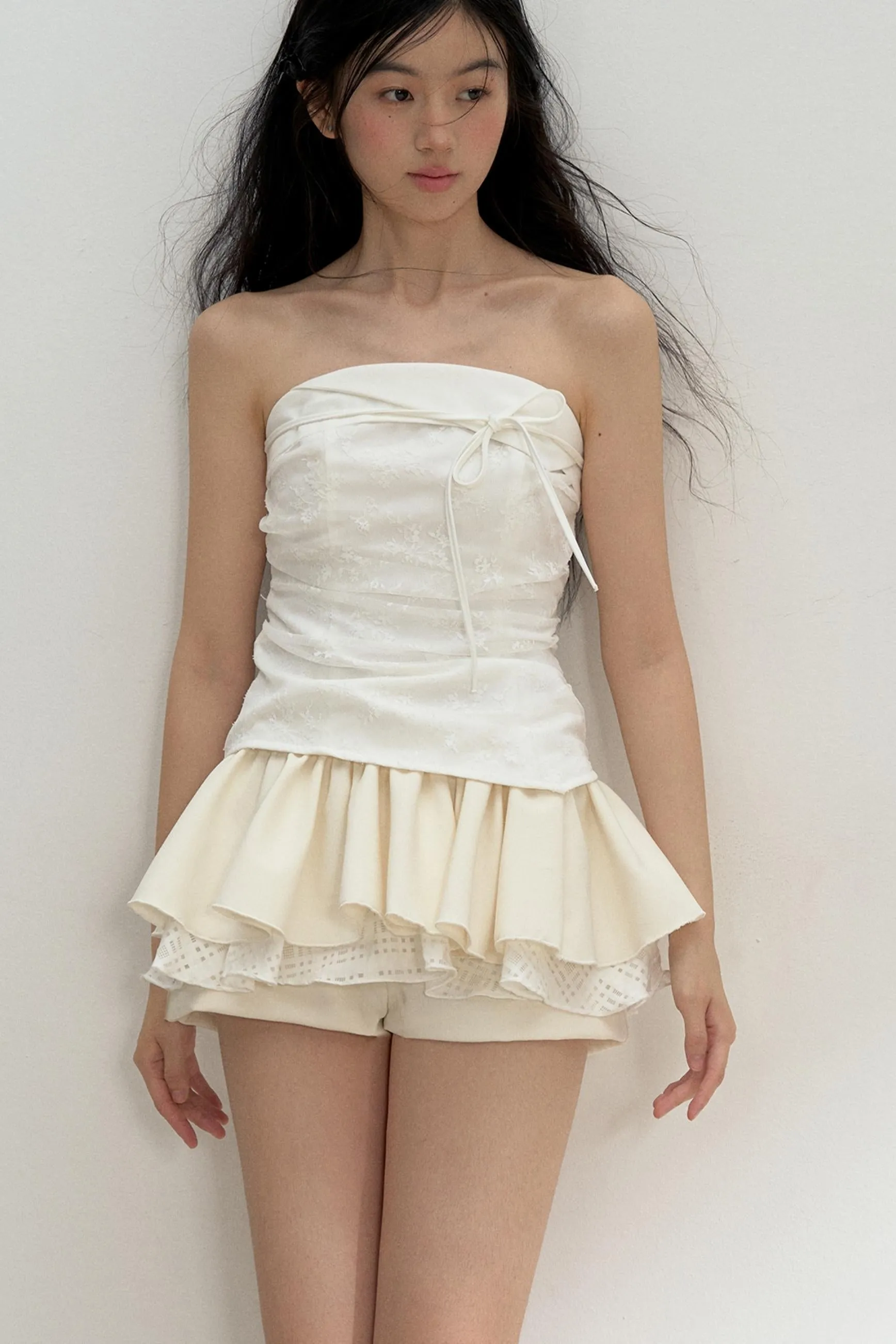 Asymmetrical Lace Summer Top
