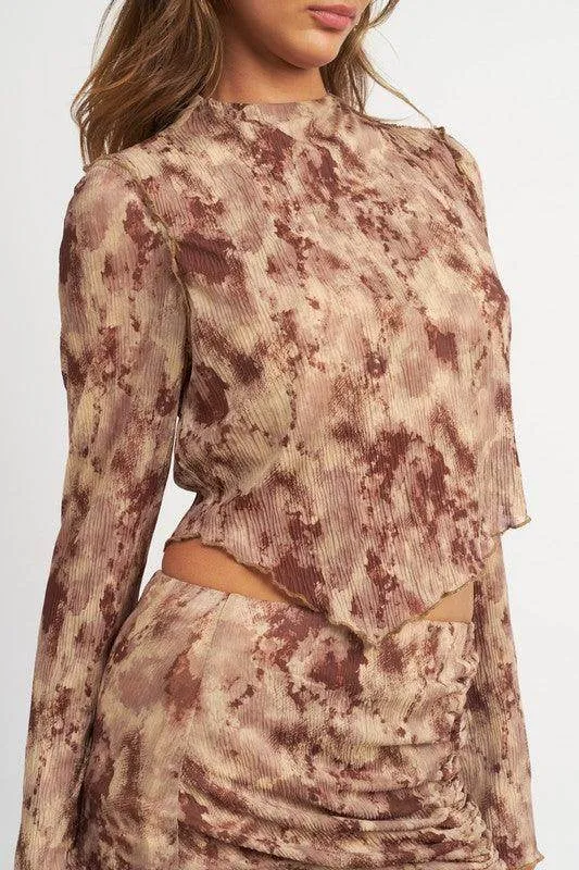 Asymmetrical Long Sleeve Top