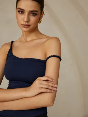 Asymmetrical Plain Cami Top
