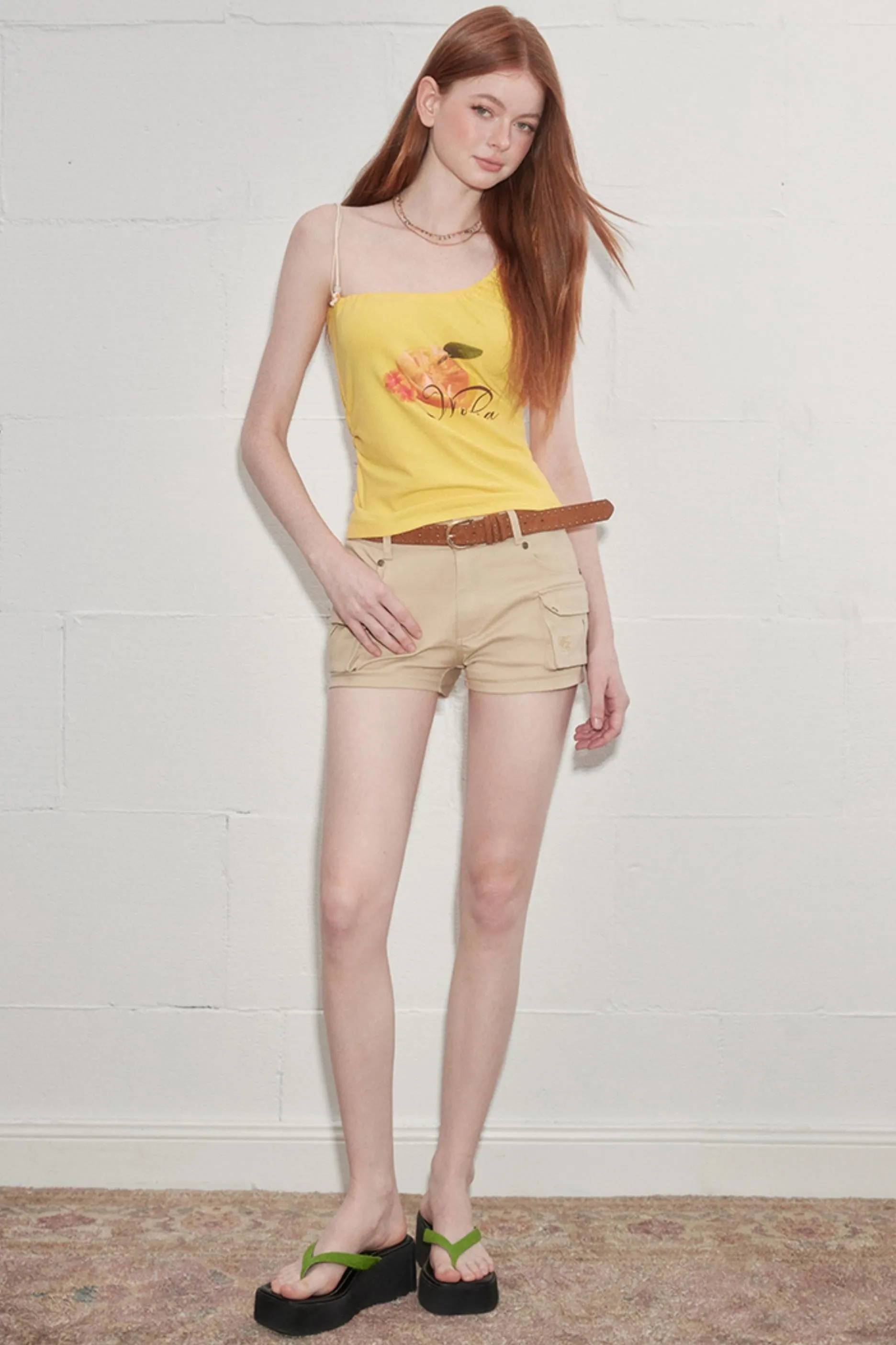 Asymmetrical Print Top