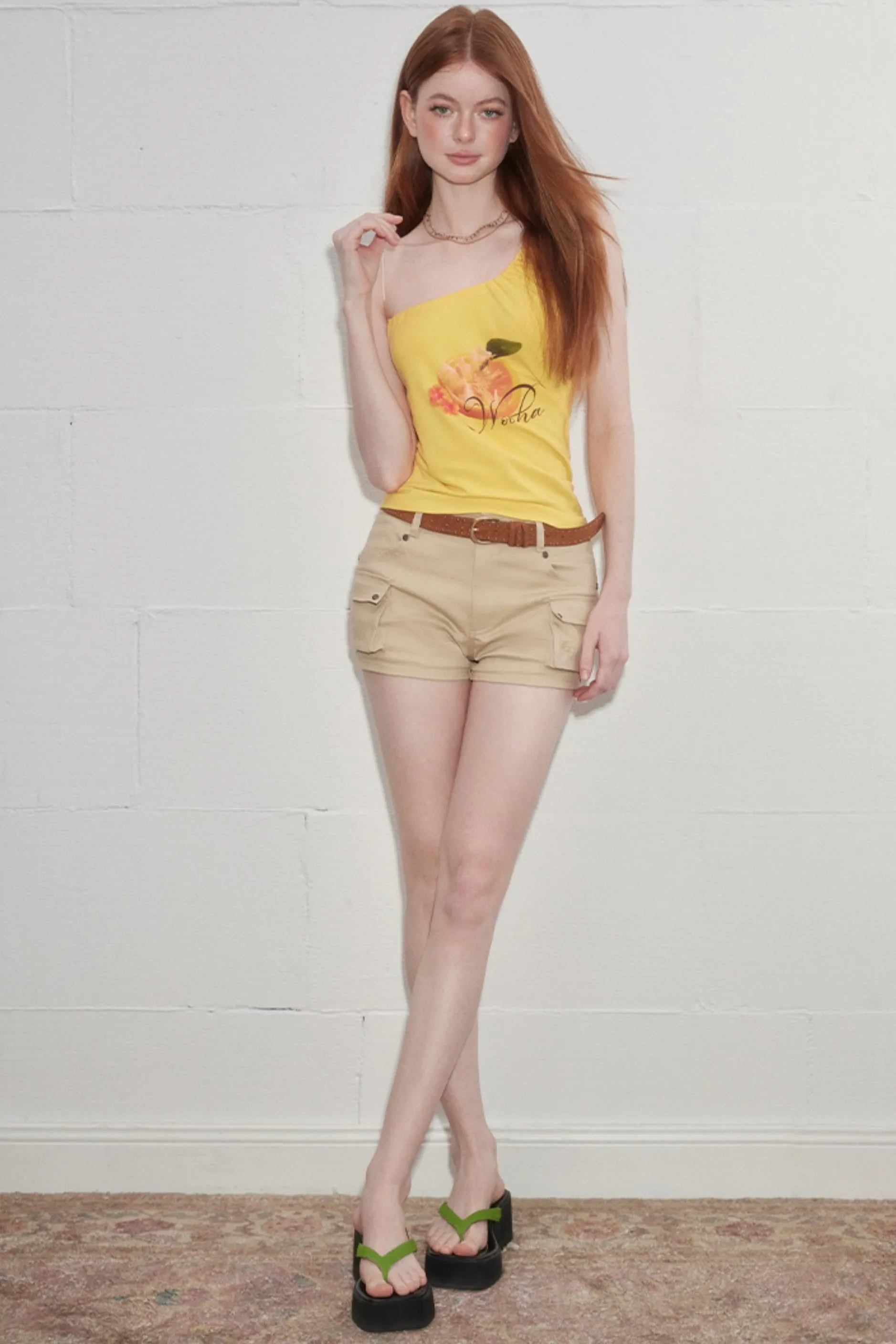 Asymmetrical Print Top