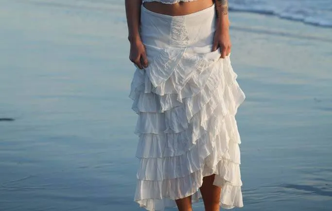 Asymmetrical Zorro Skirt by Marrika Nakk