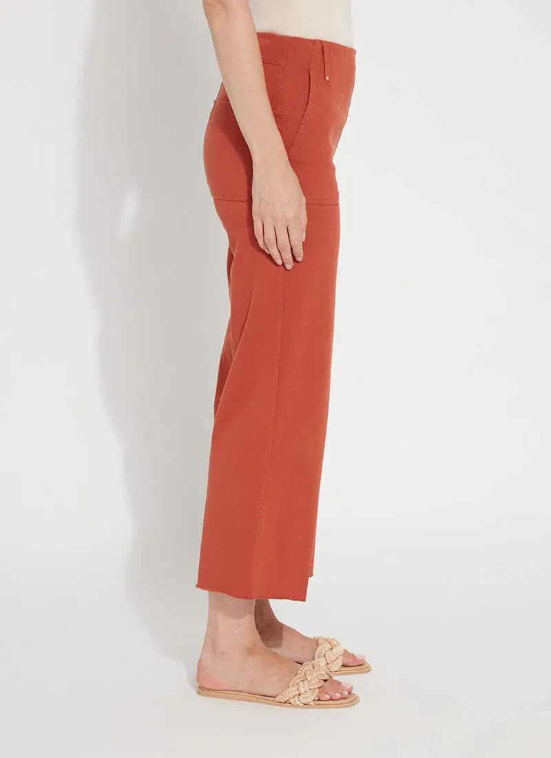 Athena Wide Leg Crop - Pure Henna