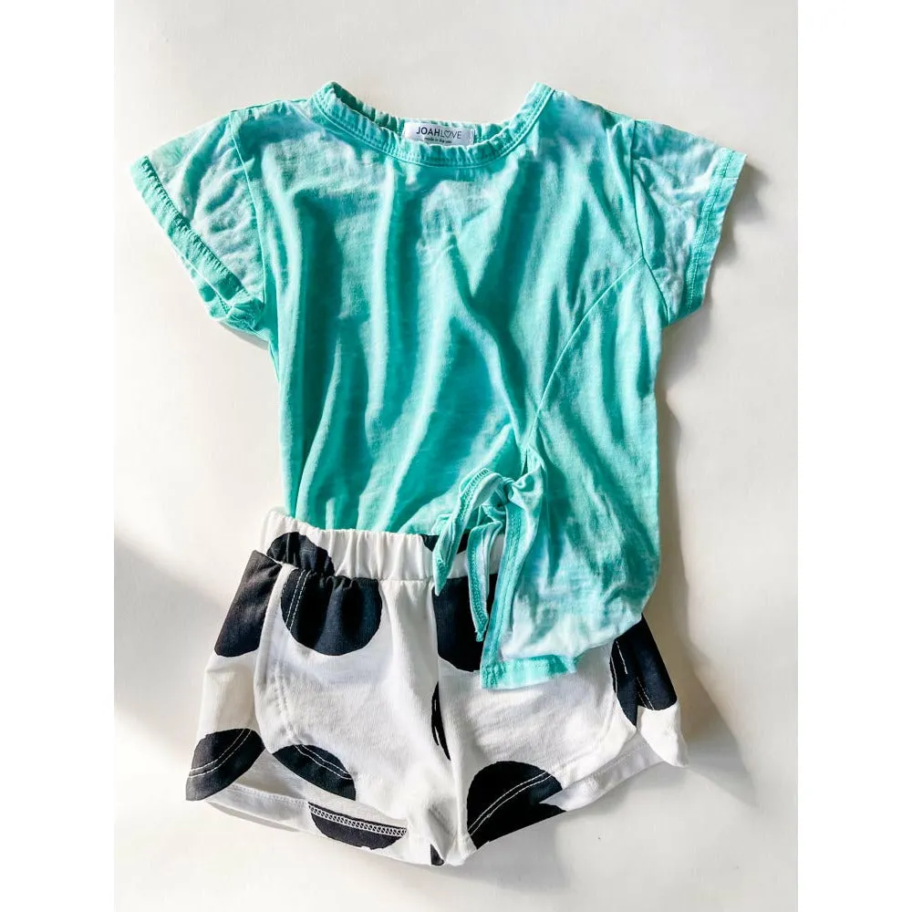 Aurora-Dist Front tie Burnout top