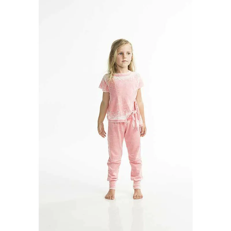 Aurora-Dist Front tie Burnout top