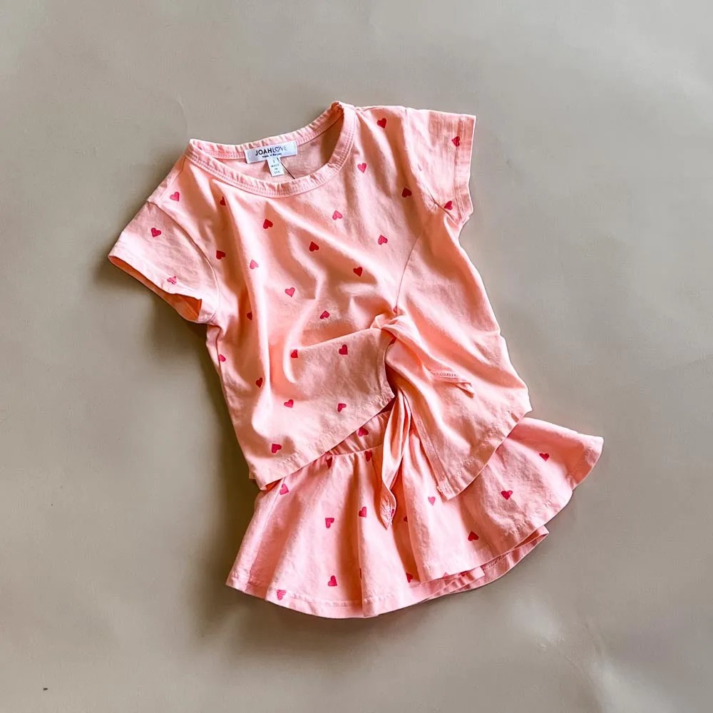 Aurora-Heart Front Tie top