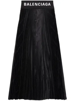 BALENCIAGA Pleated Mini Skirt for Women