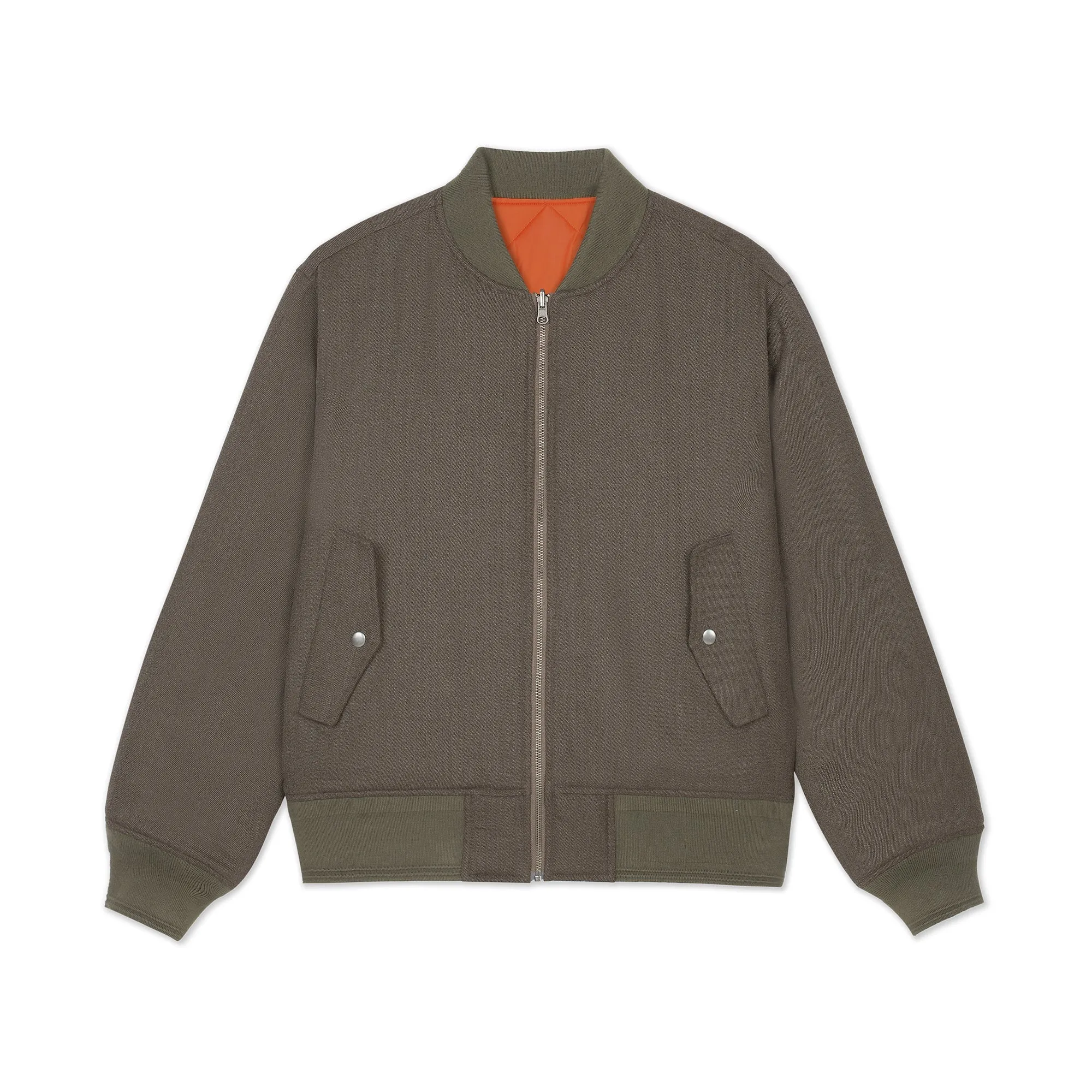 BENNY - Cropped Reversible Bomber Jacket