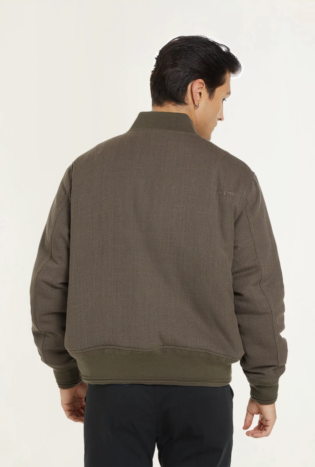 BENNY - Cropped Reversible Bomber Jacket