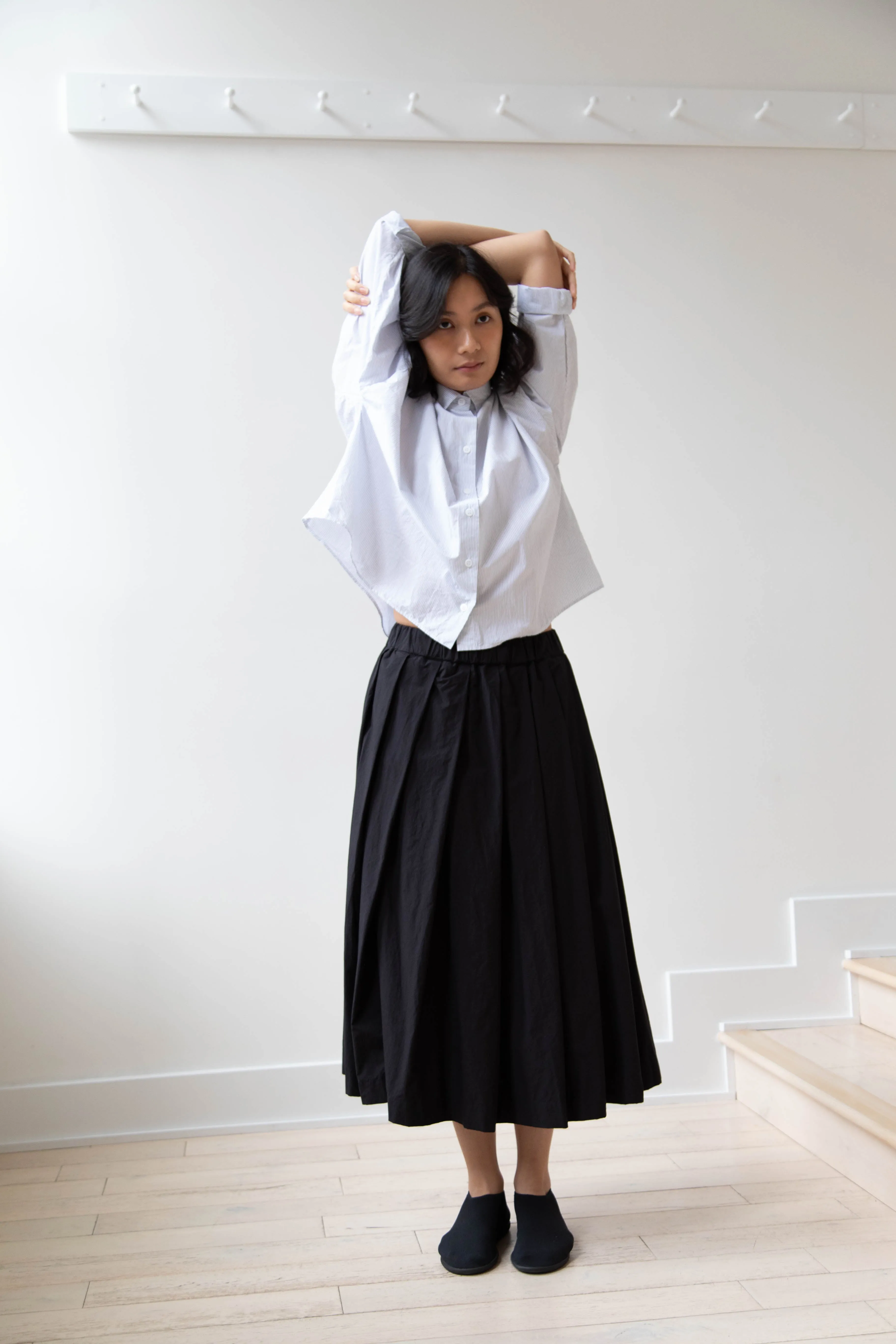 Bergfabel | Matilde Skirt in Black Cotton