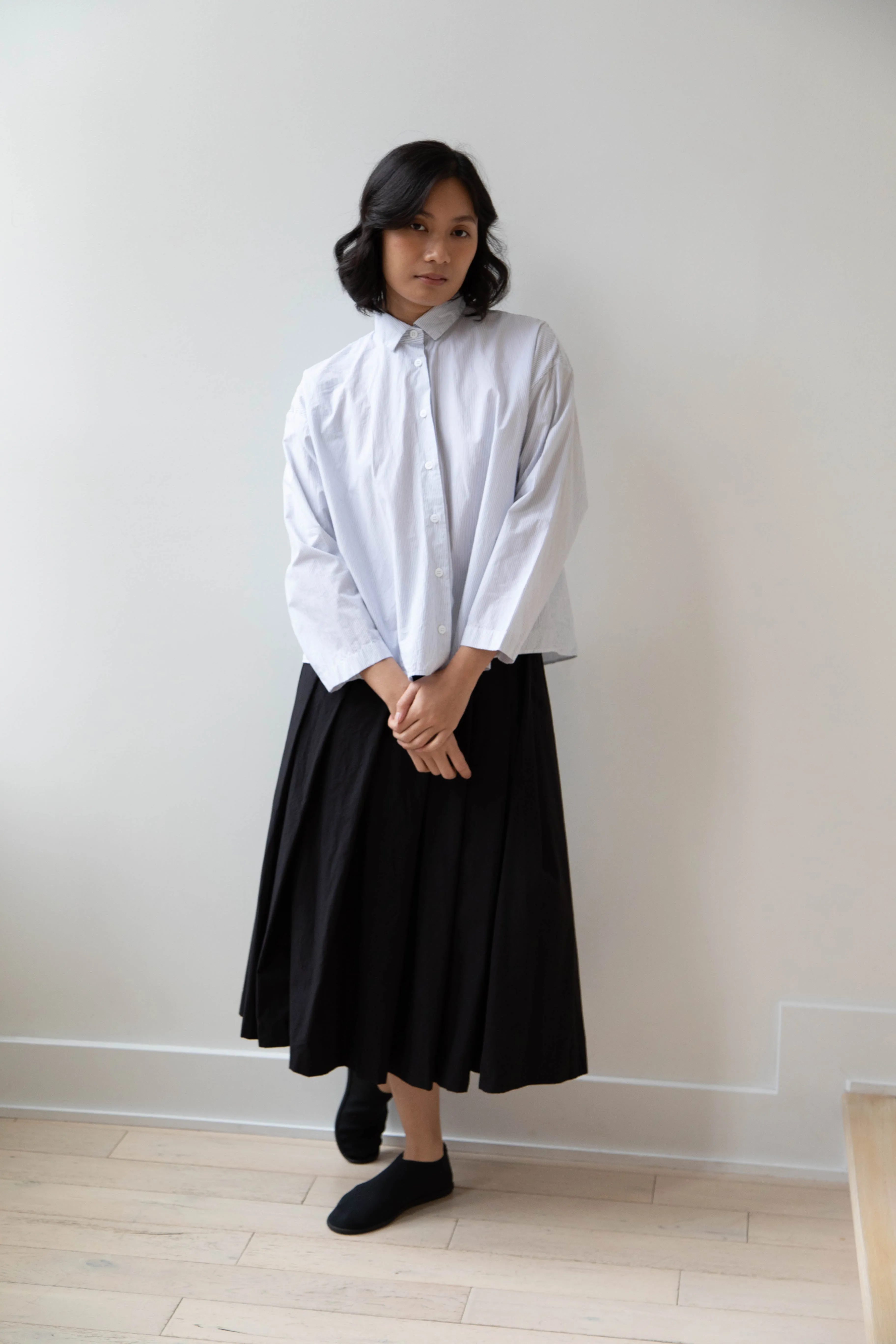 Bergfabel | Matilde Skirt in Black Cotton