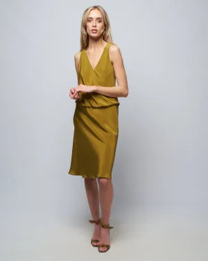 blend dress - pickle