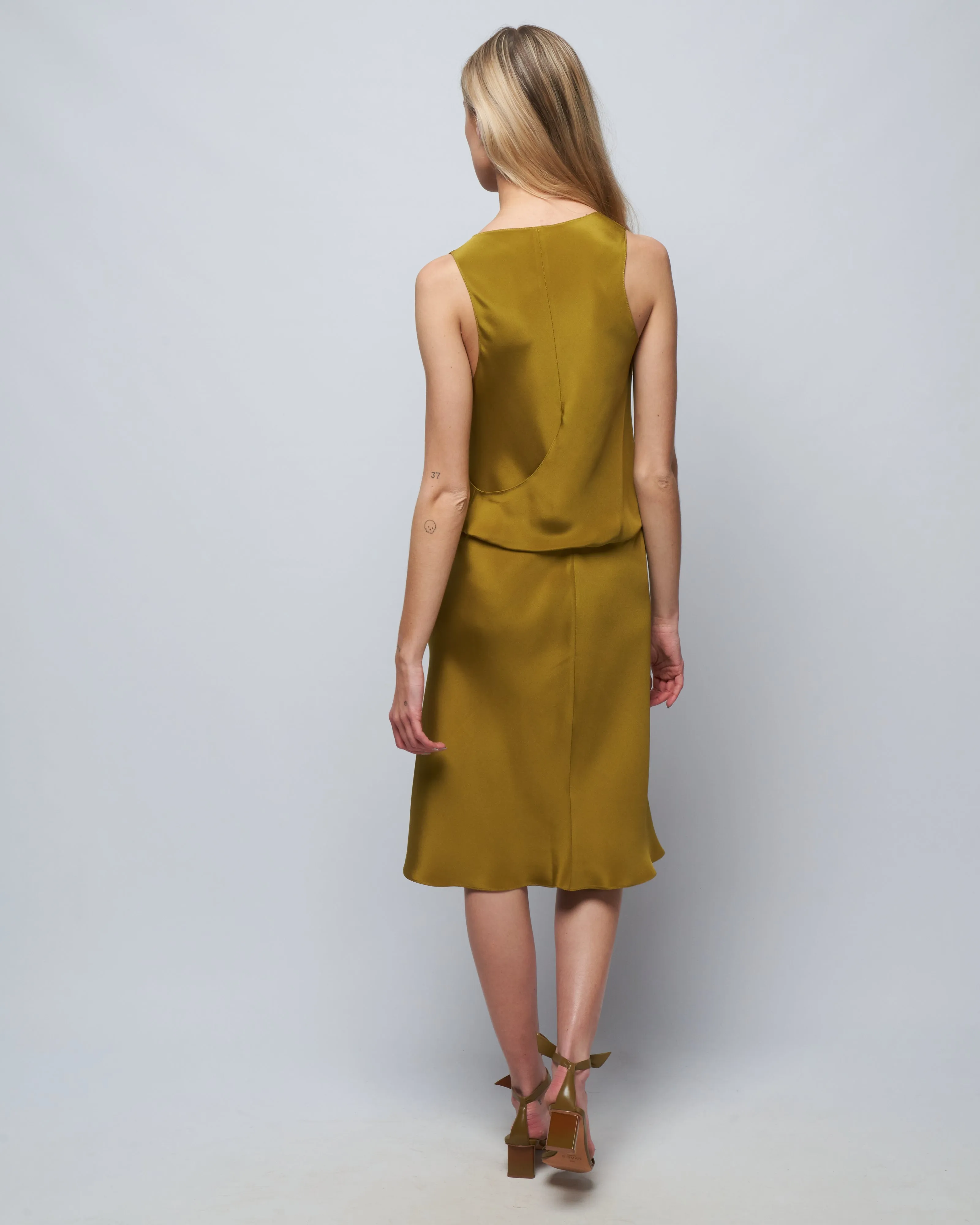 blend dress - pickle