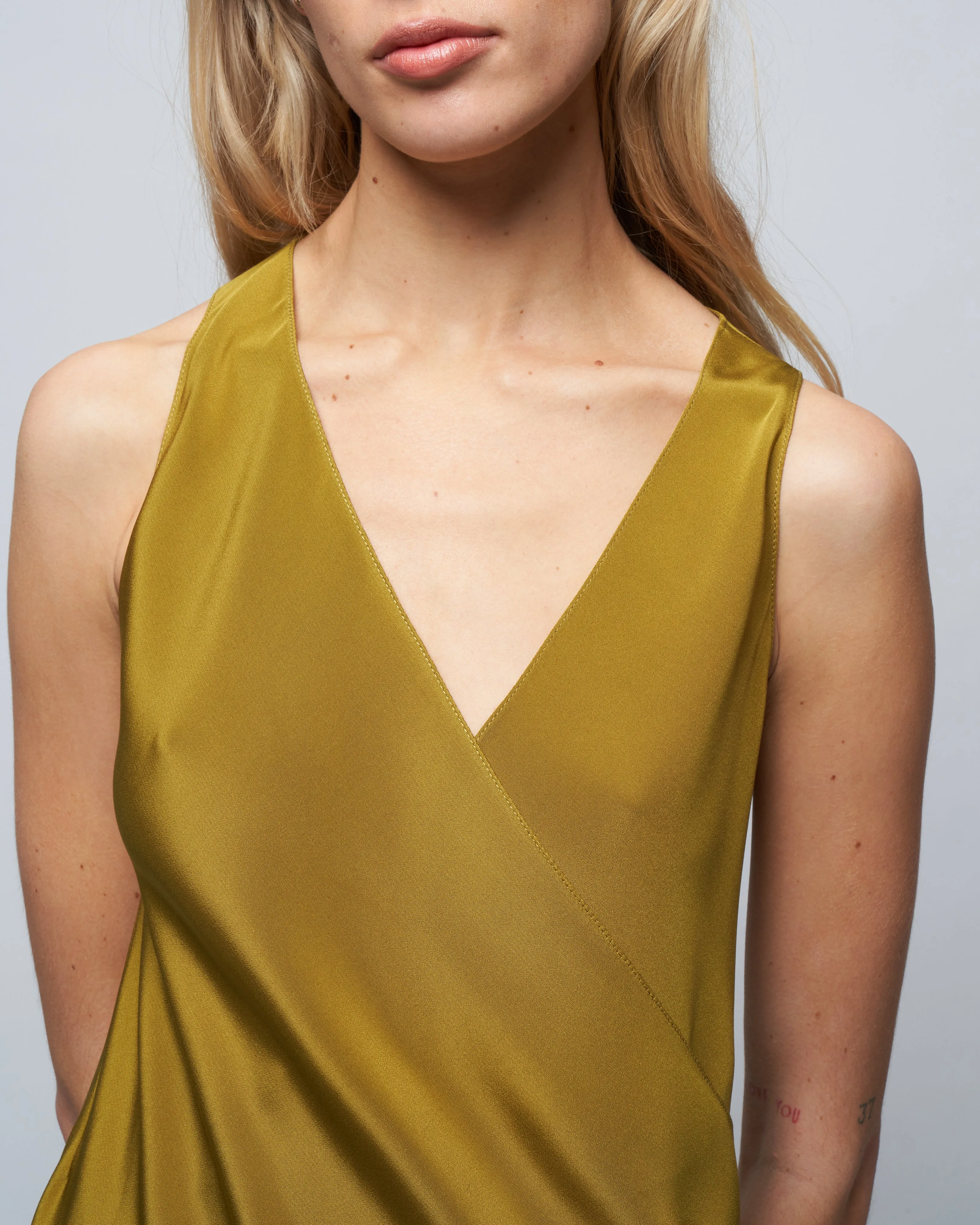 blend dress - pickle