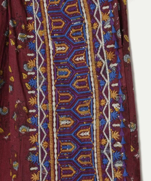Block Print Floral Skirt