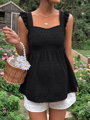 Blusa Peplum de Lunares para Maternidad  CR