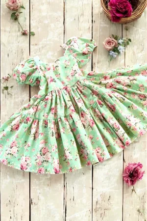Bow Back Dress | Leah Mint
