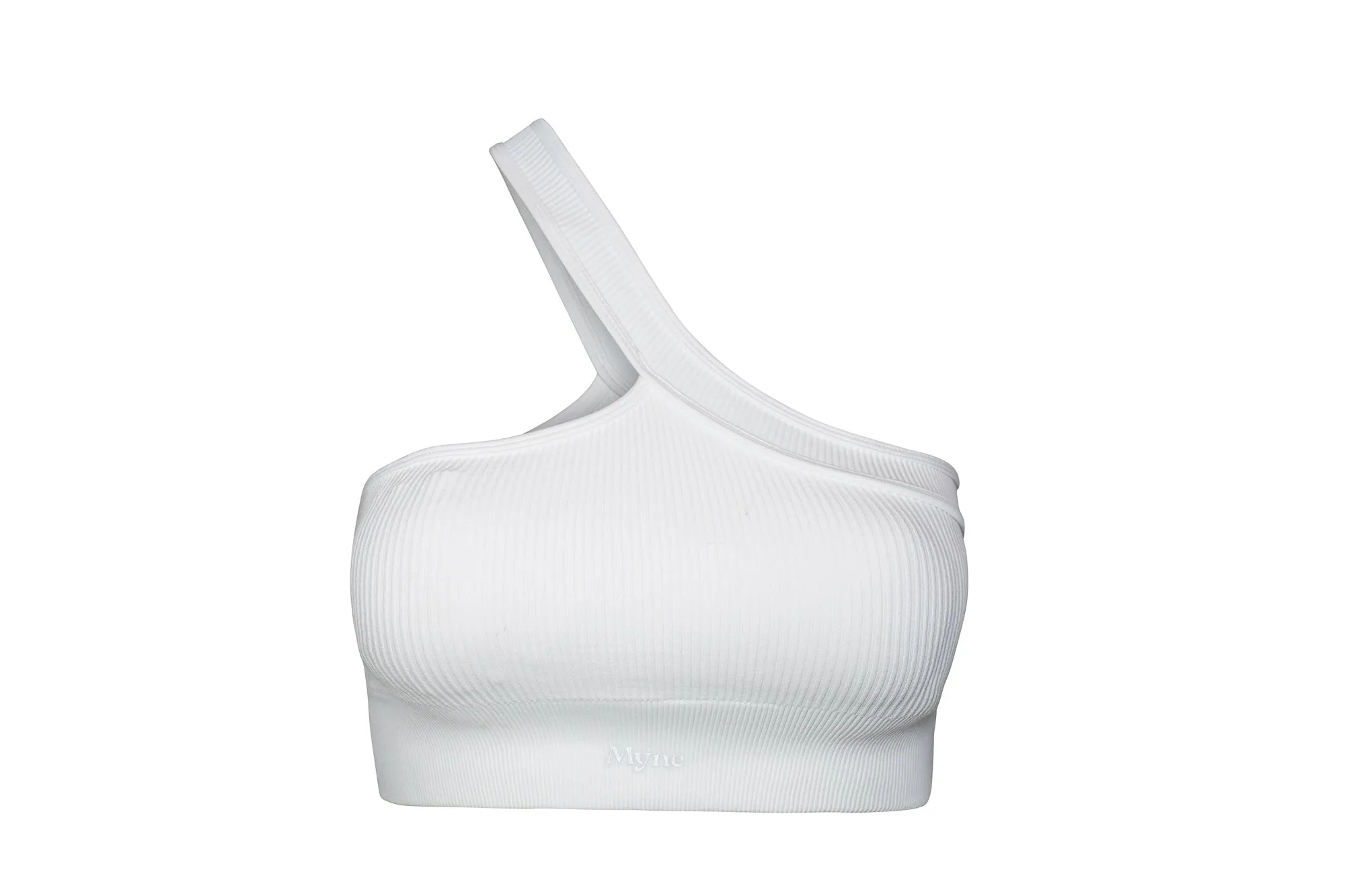 BREATHE Asymmetrical Ribbed Crop