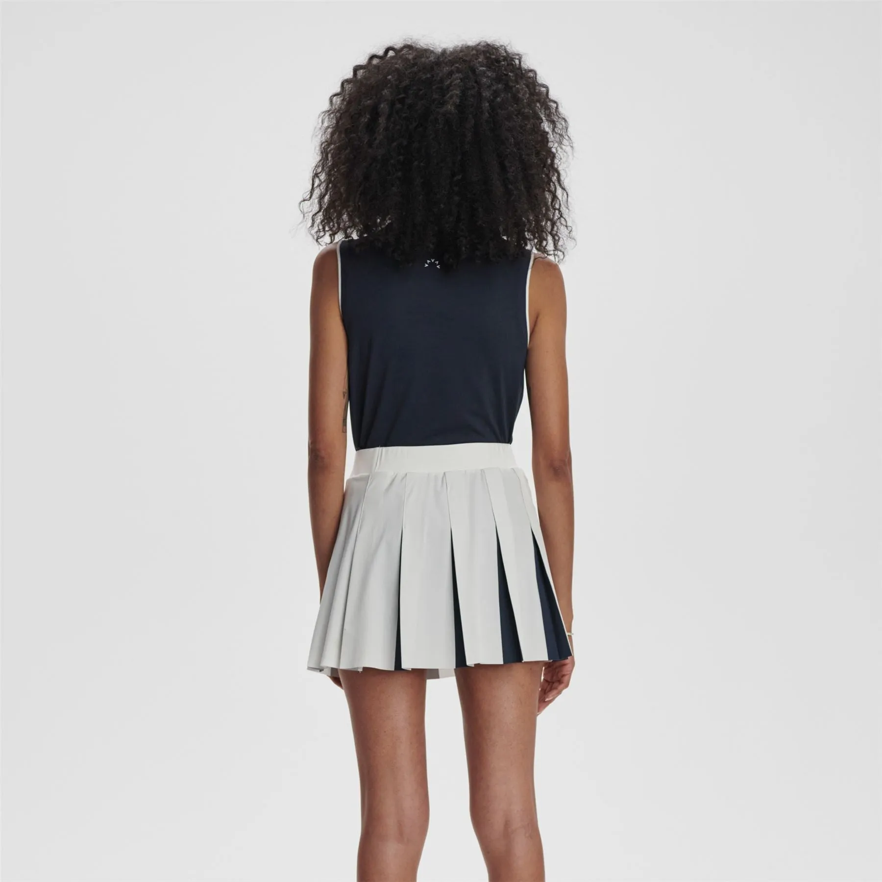 Bronte 2 In 1 15.5 Inch Skirt White/Blue Nights