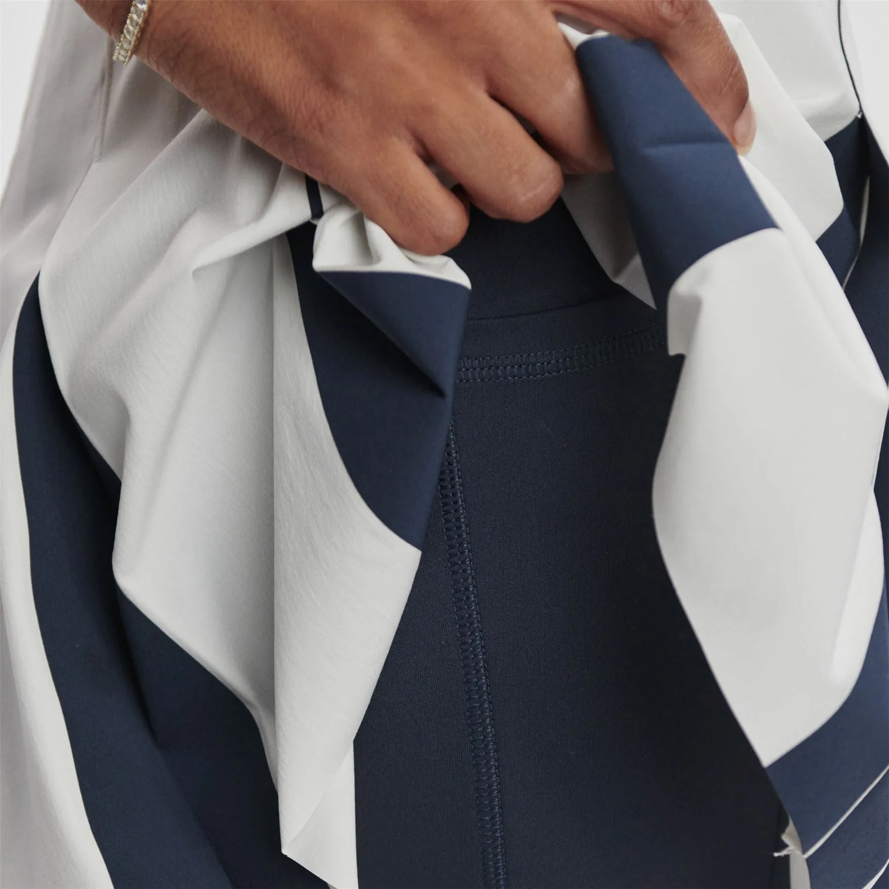 Bronte 2 In 1 15.5 Inch Skirt White/Blue Nights