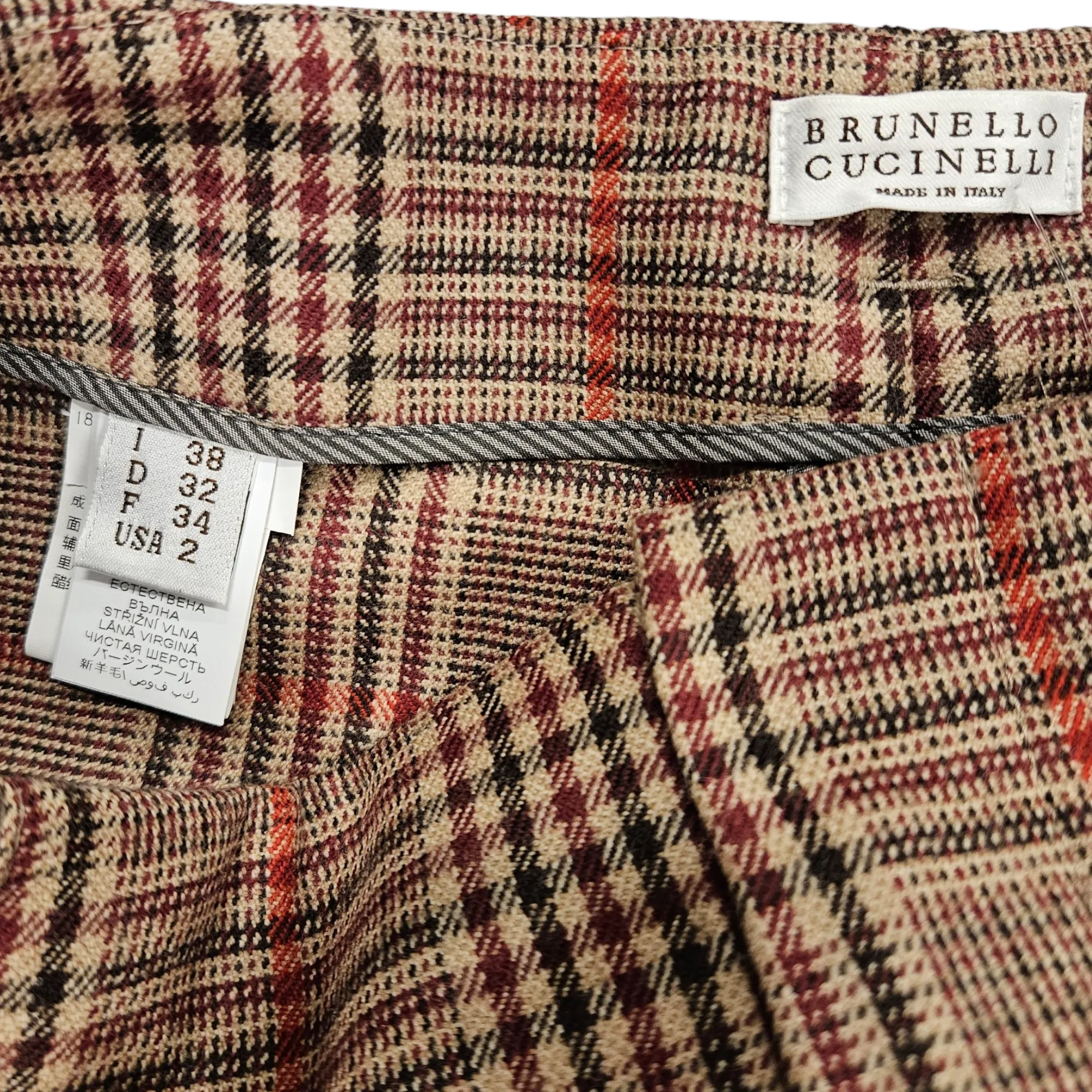 Brunello Cucinelli Wool Paperbag Pants - Size 2/Small