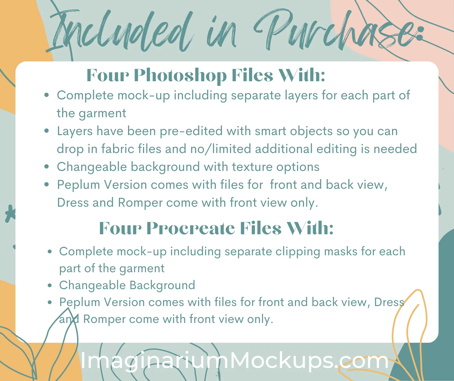 BUNDLE Brielle Cross Strap Back Mock Ups, Realistic Clothing Mockup for Photoshop and Procreate