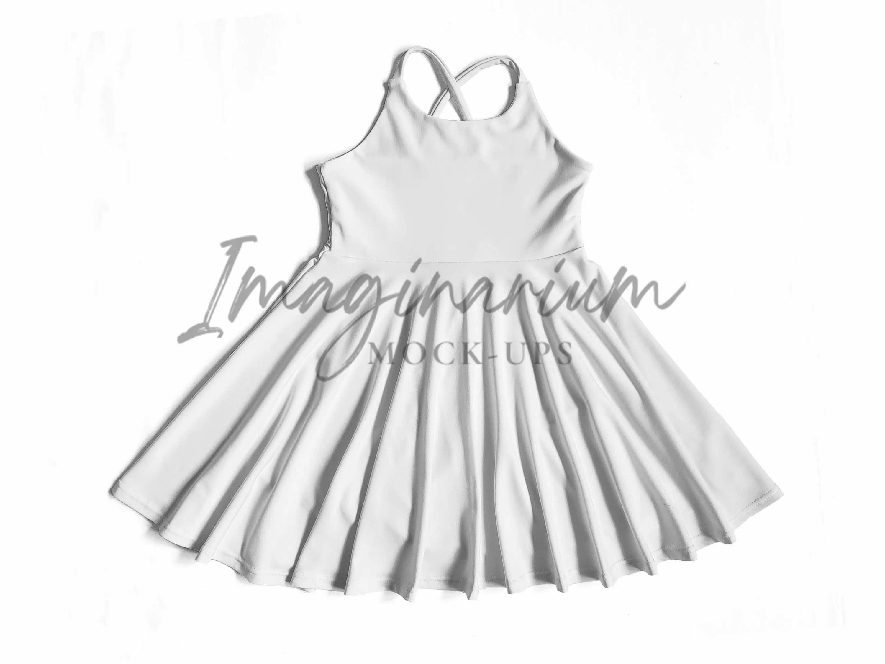BUNDLE Brielle Cross Strap Back Mock Ups, Realistic Clothing Mockup for Photoshop and Procreate