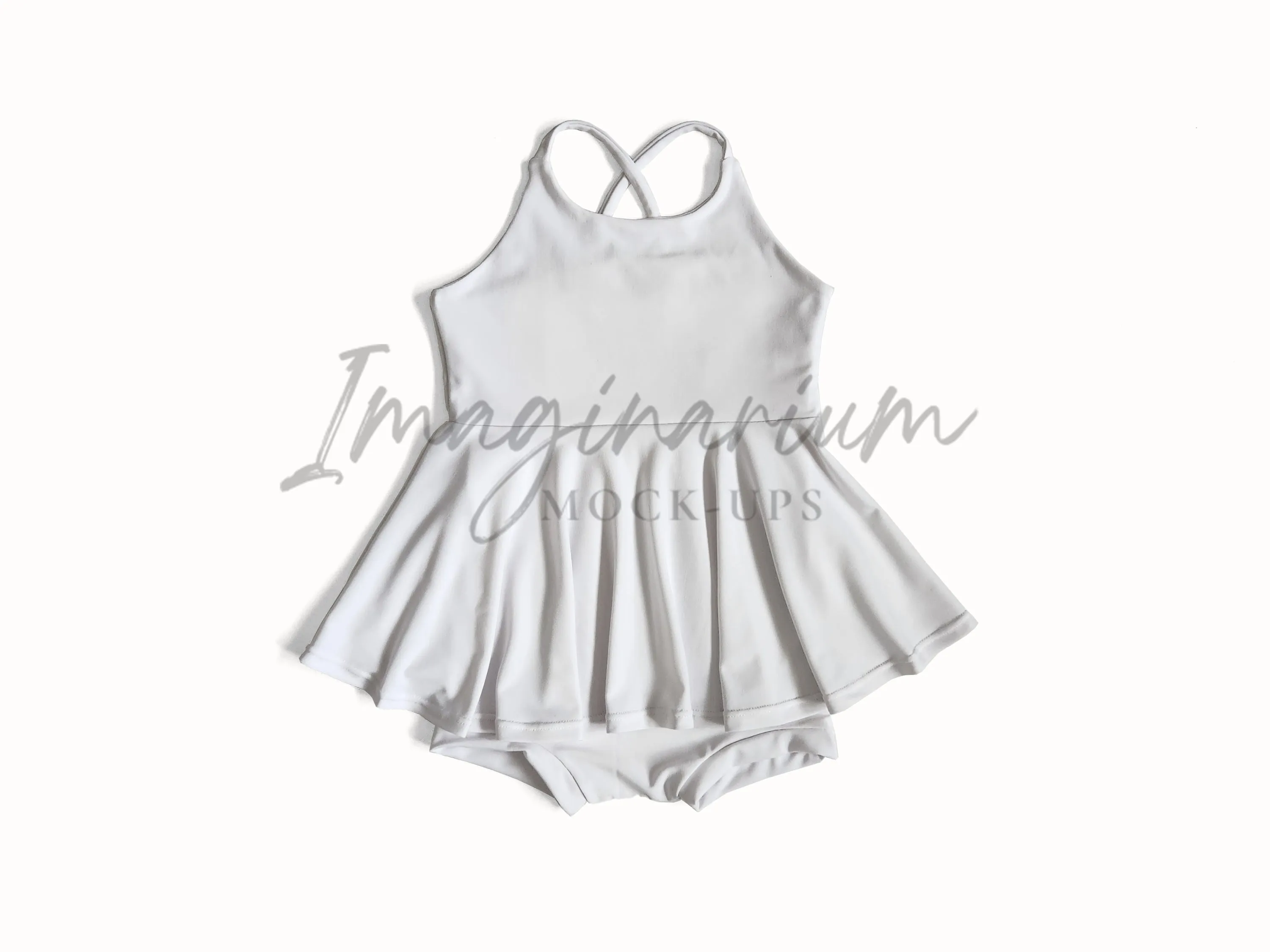 BUNDLE Brielle Cross Strap Back Mock Ups, Realistic Clothing Mockup for Photoshop and Procreate