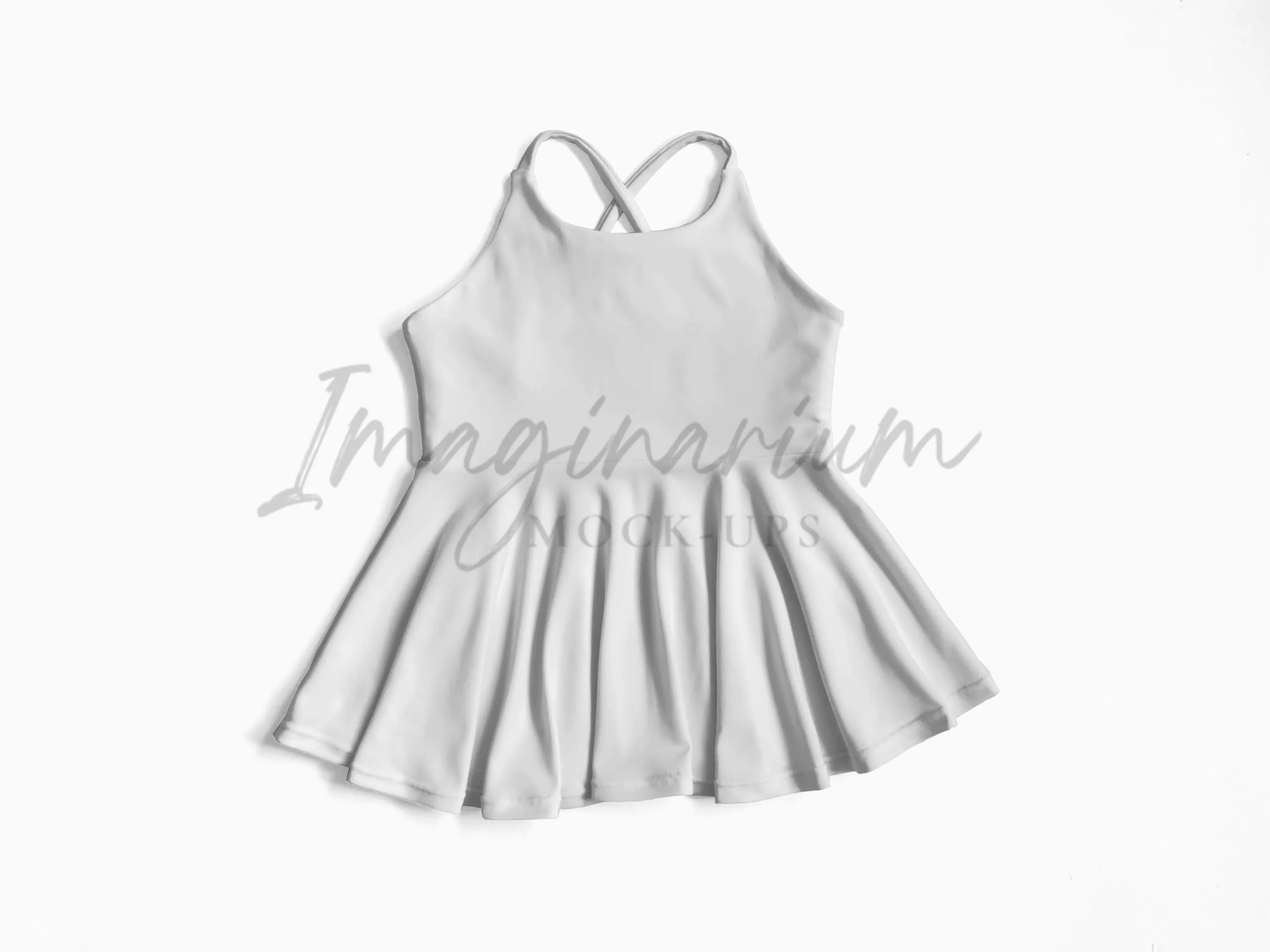 BUNDLE Brielle Cross Strap Back Mock Ups, Realistic Clothing Mockup for Photoshop and Procreate