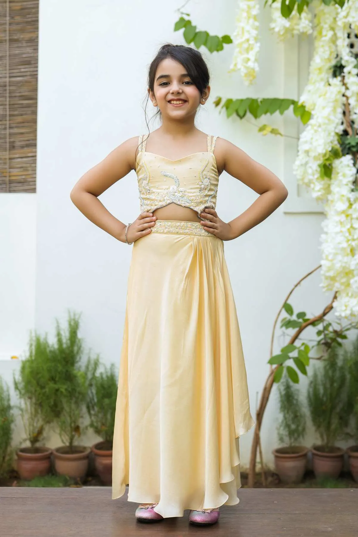 Butterfly Draped Dress