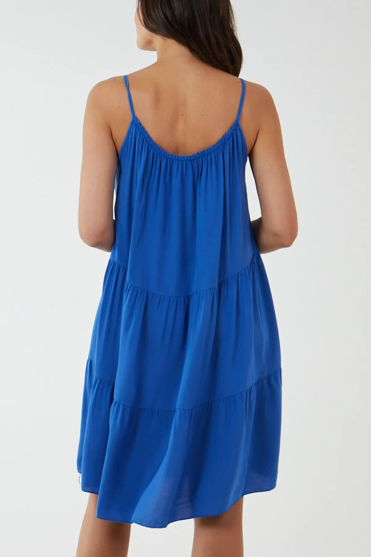 Cami Strap Tiered Smock Dress