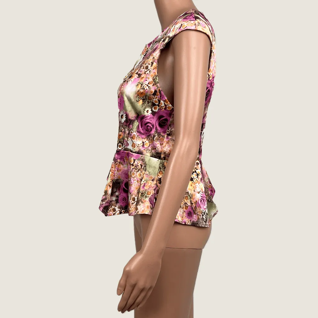 Caroline Morgan Floral Top 14