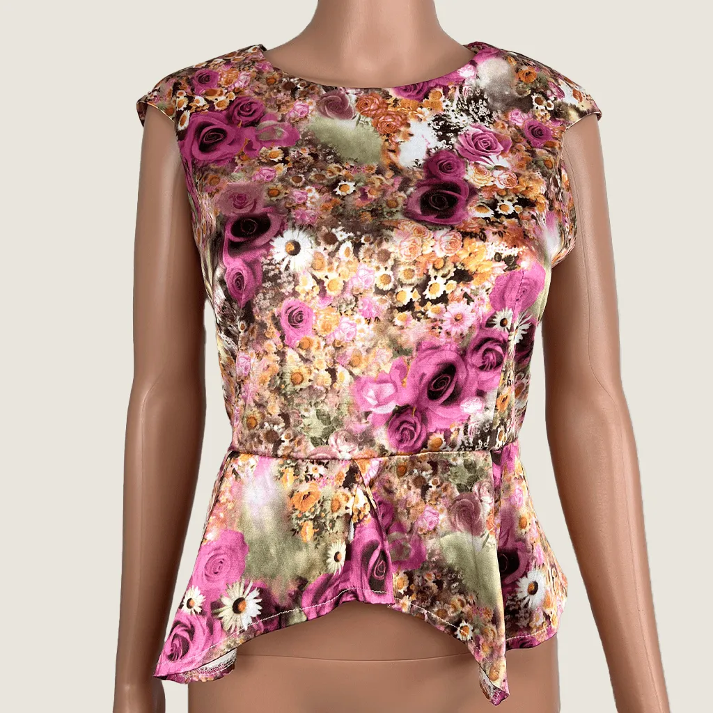 Caroline Morgan Floral Top 14