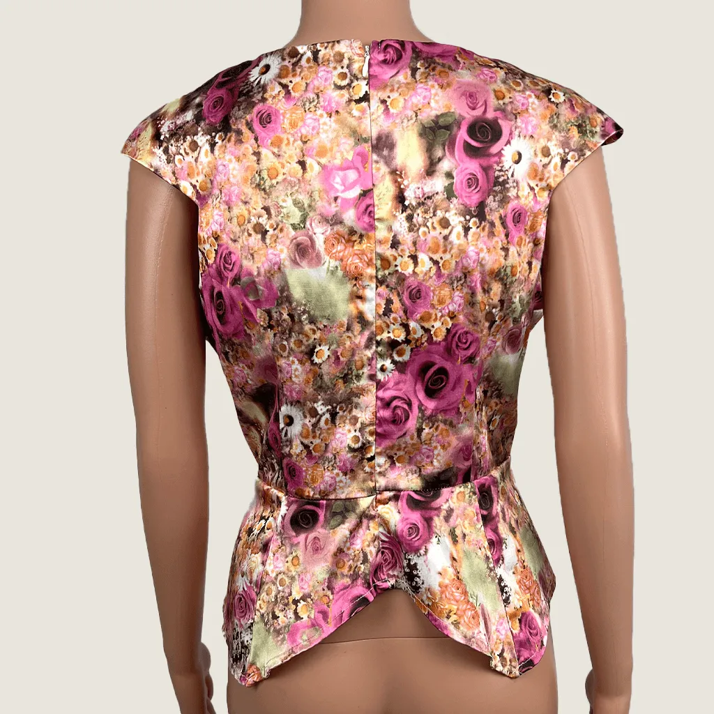 Caroline Morgan Floral Top 14