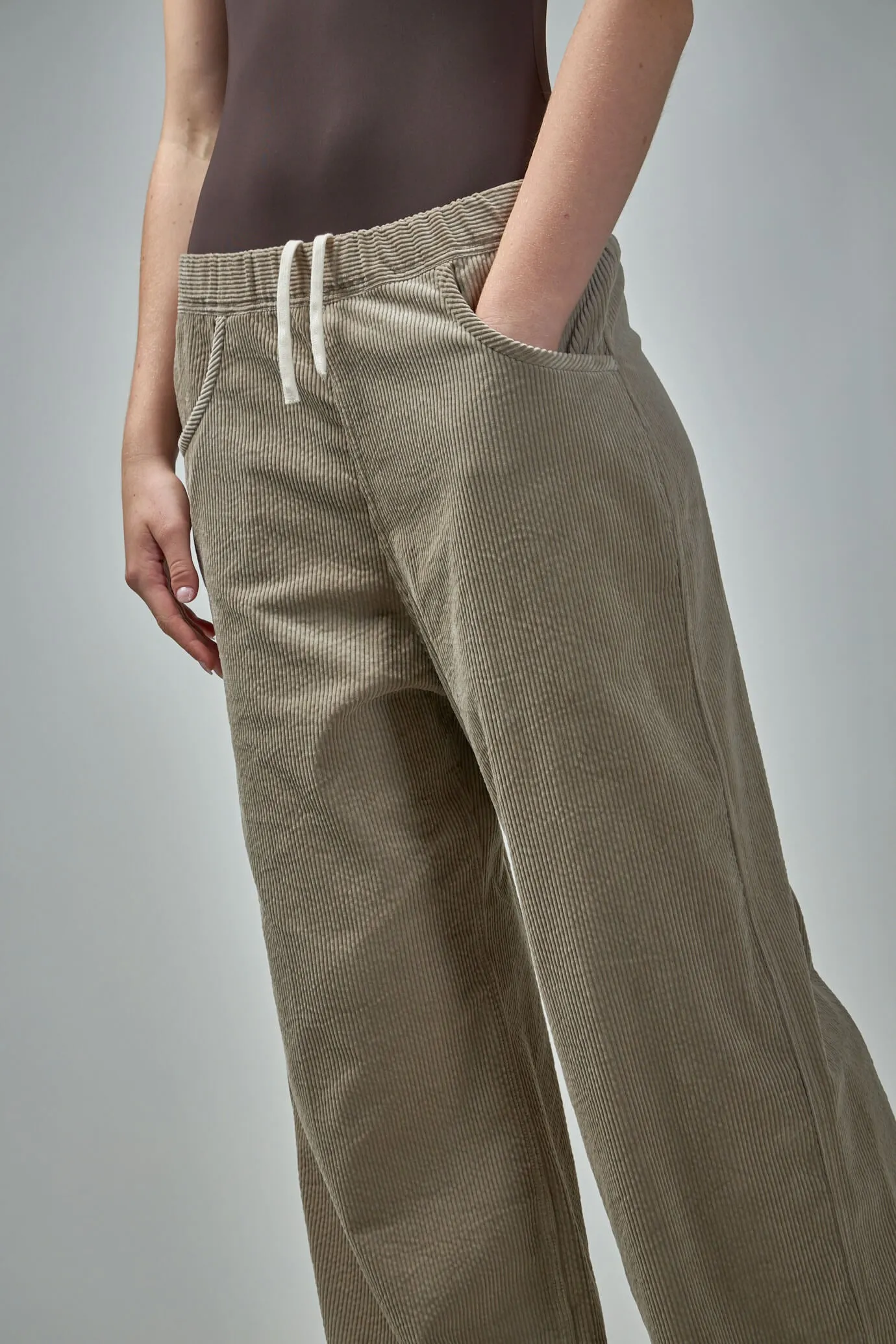 Casual Wide Pants With Drawstring Waist