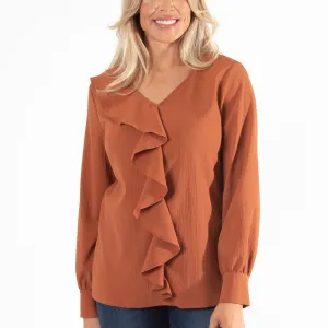 Celine Ruffle Top