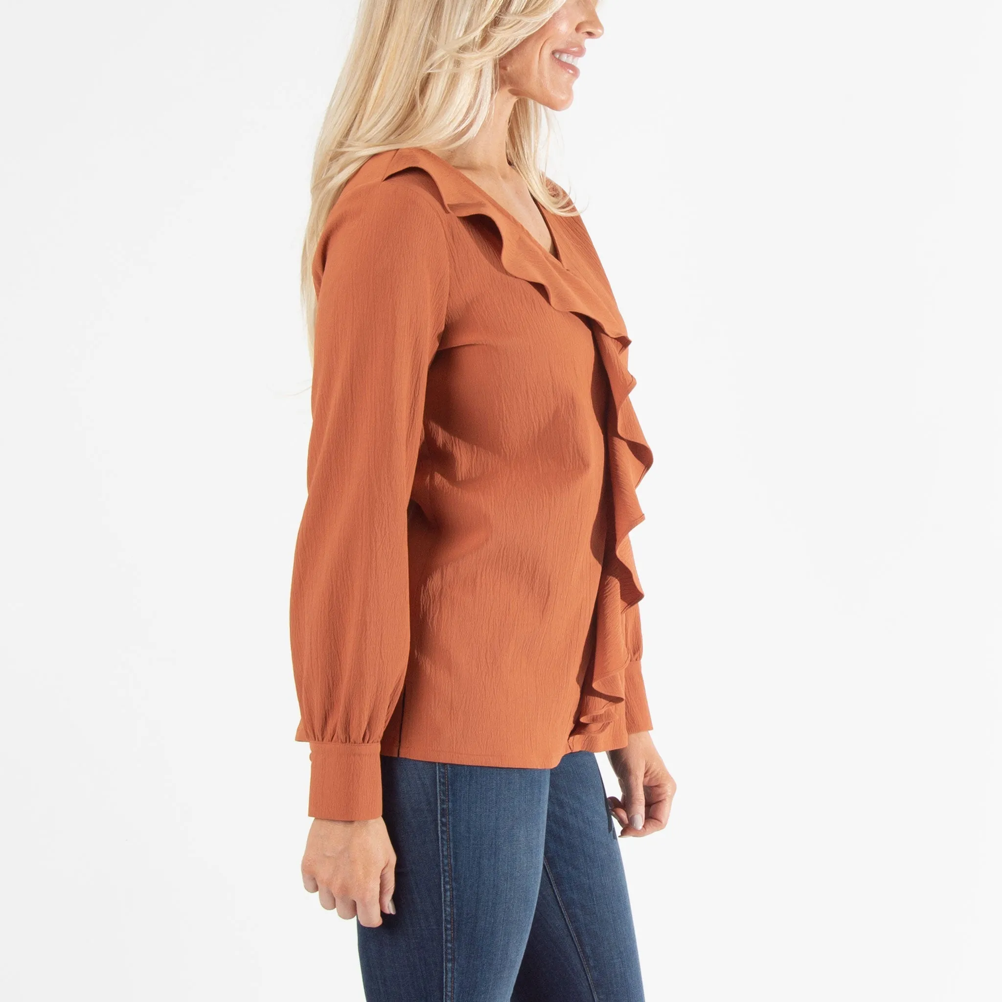 Celine Ruffle Top