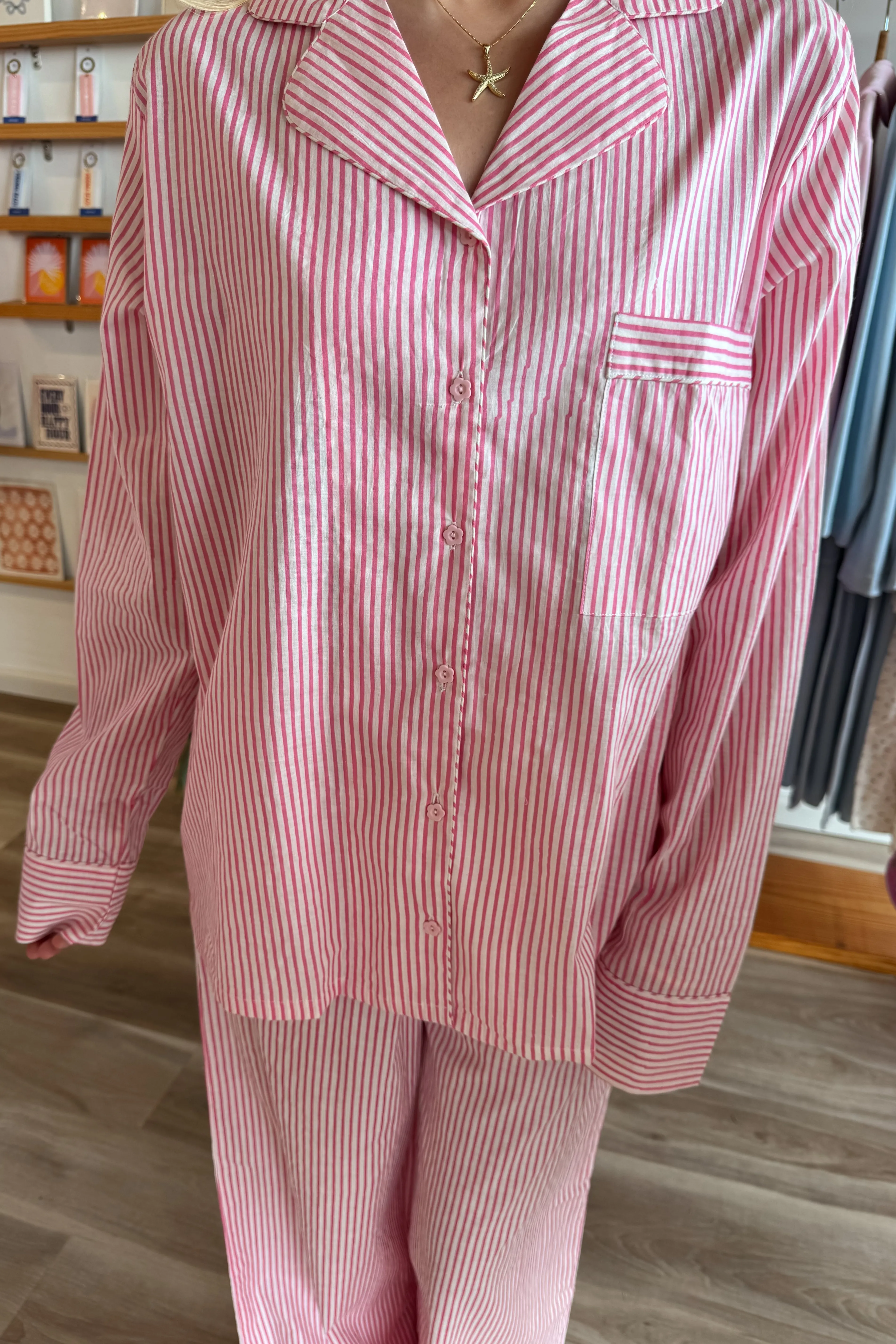 Charli Pajama Set in Pink