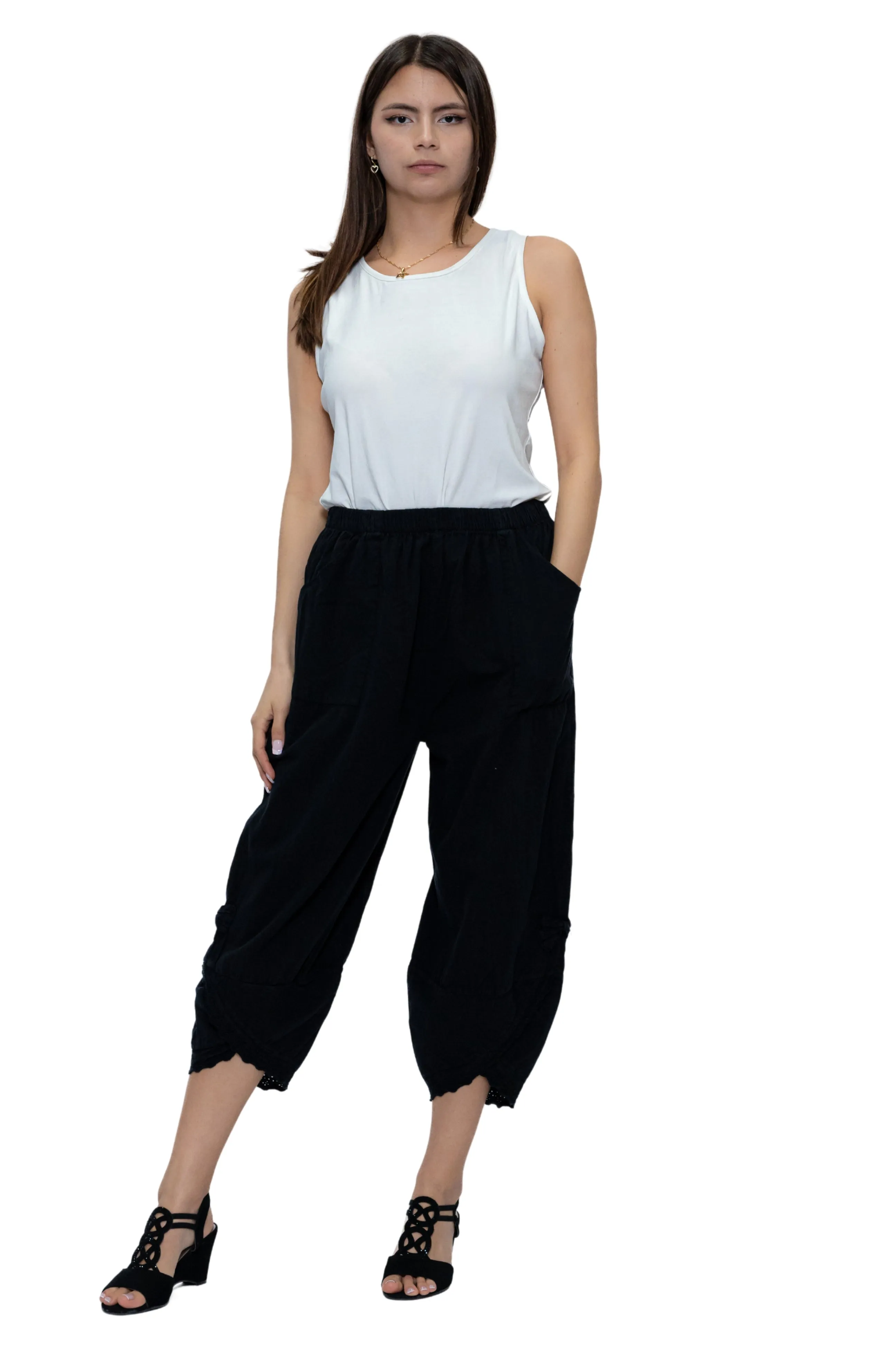 CHP-281 Cropped Capri Pants