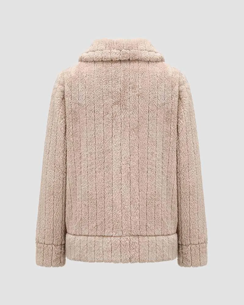 Cinderbraid Teddy Zip Jacket